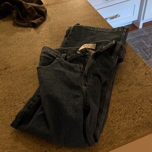 Hollister Men's Bootcut Jeans - Dark Blue